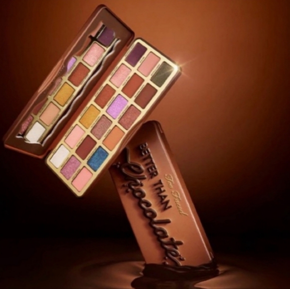 HP🔥🆕 Too Faced Better Than Chocolate Cocoa Infused Eye Shadow Palette, NEW - Picture 5 of 14